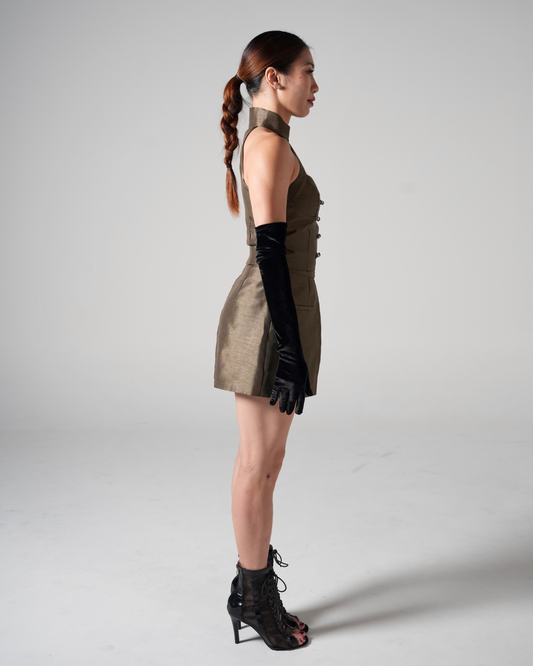 LIAÜ Oriental Top (Olive Green)