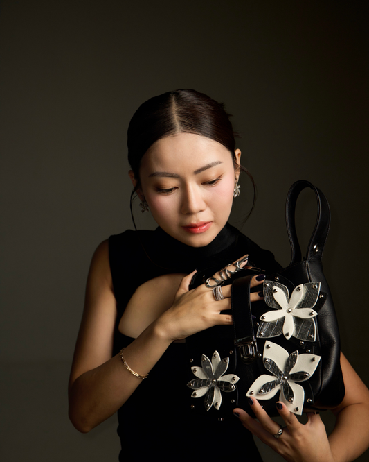 LIAÜ IRON FAIRY Black Shoulder Bag