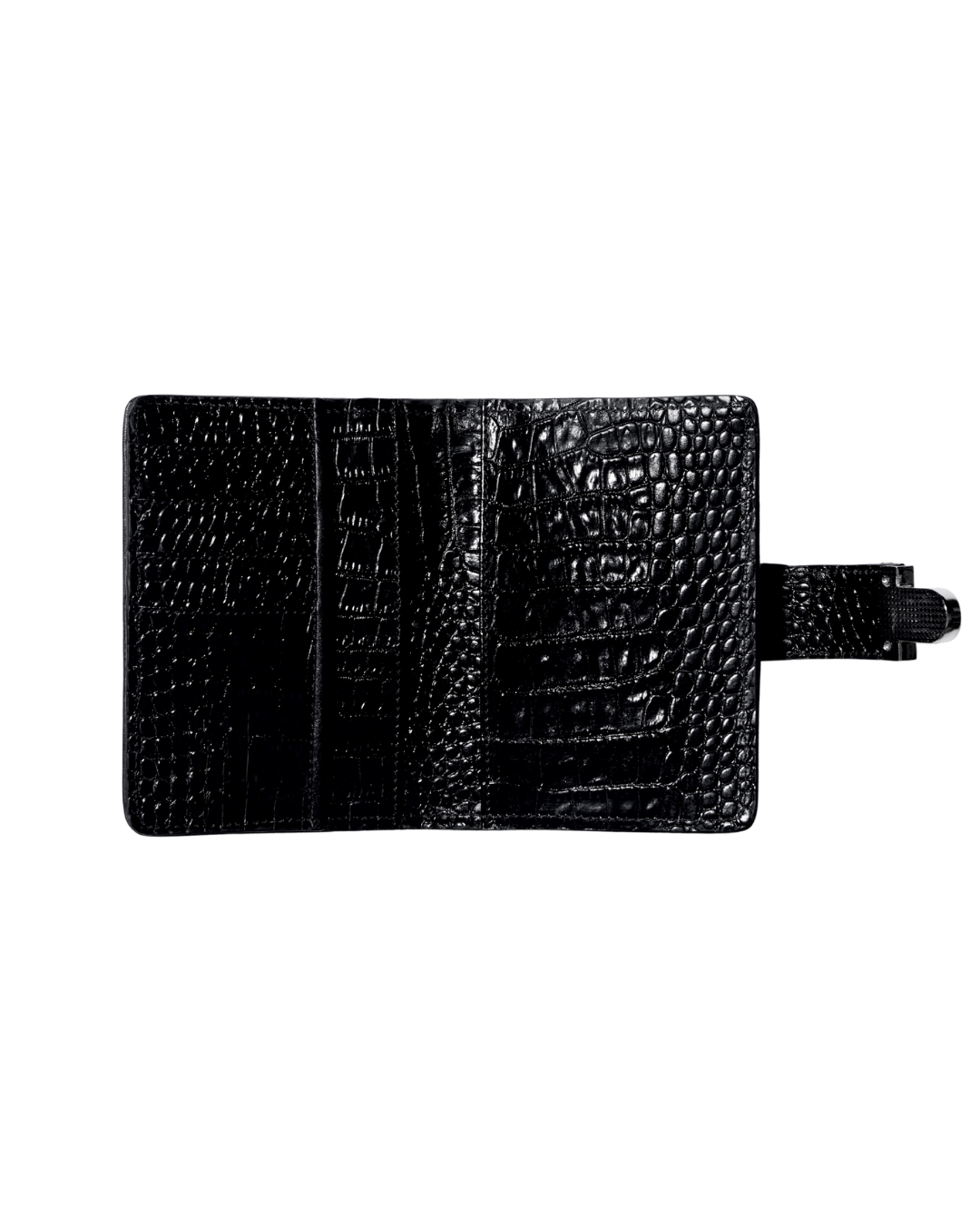 LIAÜ DEEP POCKETS Wallet (Black Croc)