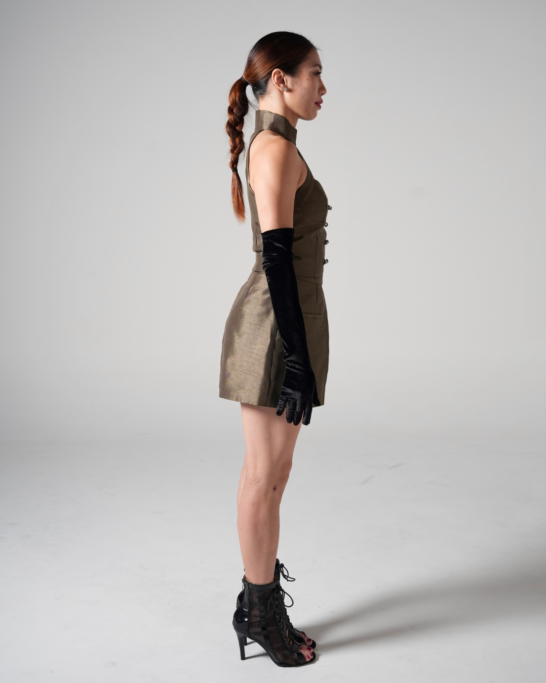 LIAÜ Oriental Top (Olive Green)